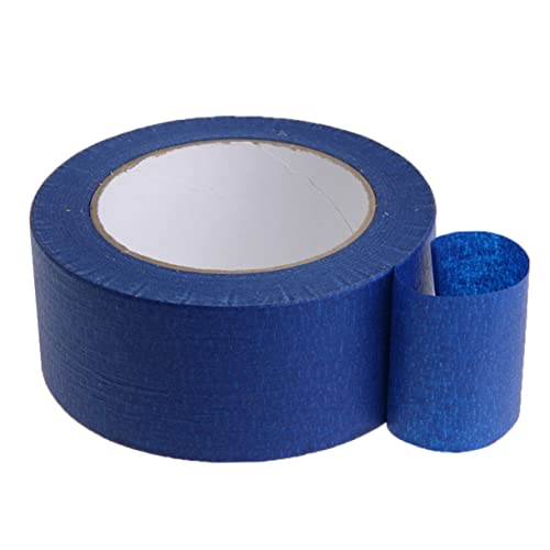 KONTONTY breites Klebeband hitzebeständiges klebeband hitzebeständiger klebeband Abziehbares Klebeband Teppichband blaues Malerband Lackfolie Klebeband für 3D-Drucker panters Klebeband Blue von KONTONTY