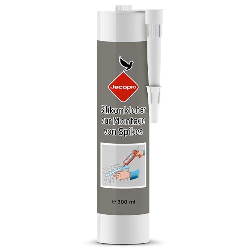 KONZEPT by Jacopic Taubenabwehr Spikes Montagekleber Extra Stark 300ml, Wasserfester Kleber für Vogelspikes Montage Ideal für Holz, Kunststoff, Metall, Stein von KONZEPT