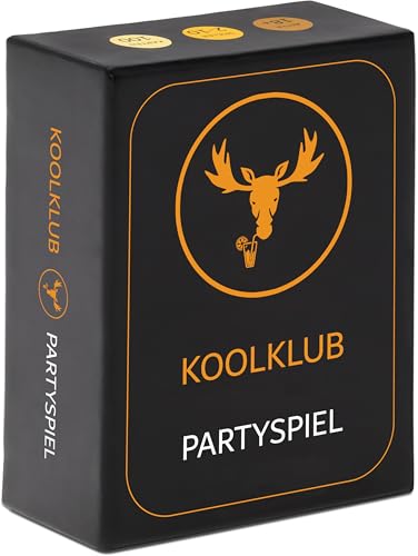 KOOLKLUB PARTYSPIEL | Kartenspiel Spieleabend Party Zubehör Gesellschaftsspiel | Geschenk Junggesellenabschied Geburtstag Geschenkidee von KOOLKLUB