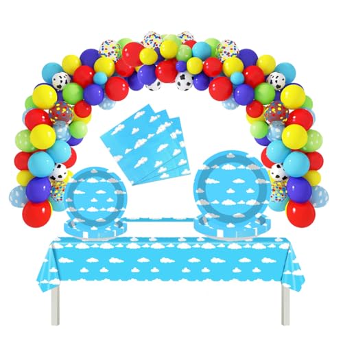 Luftballons für Geschichte, Geburtstagsfeiern, Zubehör Story Geschirr für Partys, Thema Geschichte für Kinder, Gastgeschenk zum Thema Geburtstag von KOPARTY