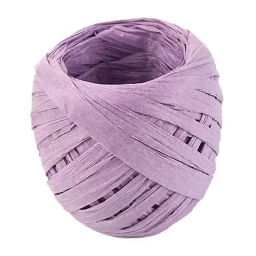 1 Rolle Papierband, dekoratives tragbares Geschenkband, Bastpapierband für Geschenkpapierband, Hellviolett von KOPGBM