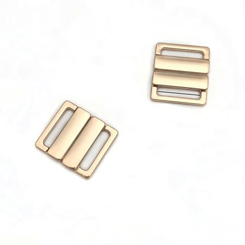 5 Sets BH-Legierung Frontverschluss Bademode Clip Clicker Bikini Schnallen Ersatz BH Making DIY Zubehör-Gold-Nr. 11 von KOPGBM