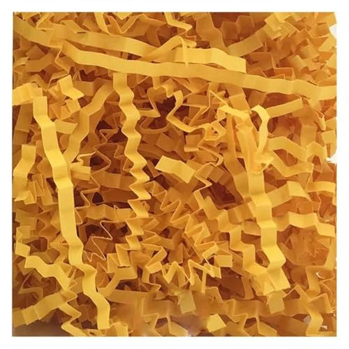 500 g Raffia-Faltpapier, Geschenkbox-Verpackung aus Seide, Füllfarbe, Krepppapierschnitzel, Geschenkverpackung aus Seide, Dekorationszubehör, Heimdekoration-Z05 von KOPGBM