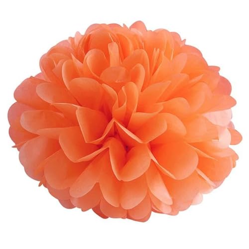 Künstliches Blumenballon-Zubehör, Hochzeitsball, zum Anpassen von Geburtstagsfeiern, Szenenlayout, 2/5 Stück-orange-20cm 2 Stück von KOPGBM