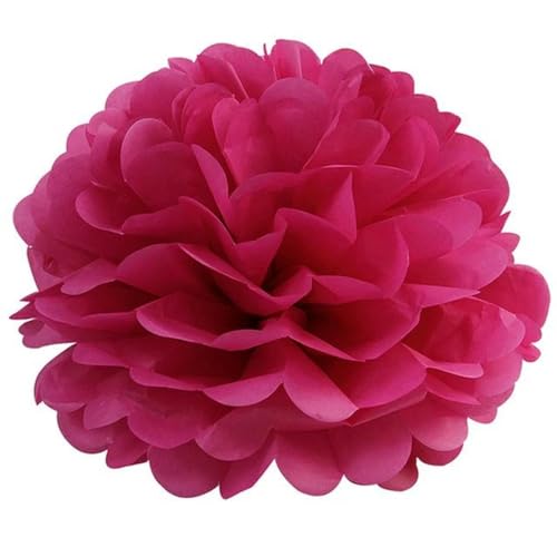 Künstliches Blumenballon-Zubehör, Hochzeitsball, zum Anpassen von Geburtstagsfeiern, Szenenlayouts, 2/5 Stück-Rosenrot-20 cm, 2 Stück von KOPGBM