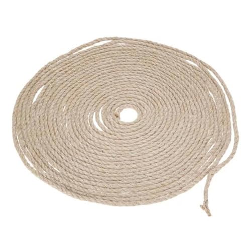 Natürliches Juteseil 1 mm – 12 mm, Khaki, Stoffschnurrollen, Hanfschnur, gedrehte Kordel, Makramee-Schnur, DIY, handgefertigte Geschenkverpackung, Etikettendekor, 5 mm, 10 Meter von KOPGBM