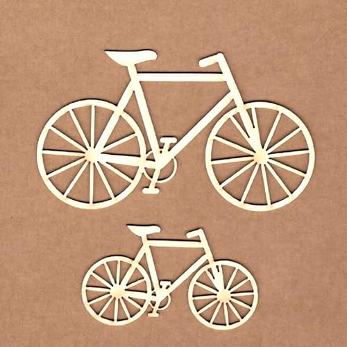 KORA projects Chipboard – Stanzformen aus gepresstem Karton für Scrapbooking und Basteln – Jungenfahrrad von KORA projects