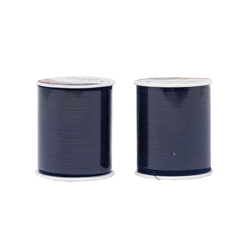 Korbond, 108090 Doppelpack 320m Marineblau Allzweckgarn Polyester-für Handnäh-und Nähmaschinen-kein Einlaufen-Ideal zum Flicken, Schneidern, Quilten, Basteln, Reparaturen und Verzieren, Navy, 320 von KORBOND