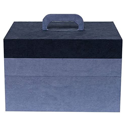 Korbond Crafters Toolbox, Kordsamt, blau, L von KORBOND