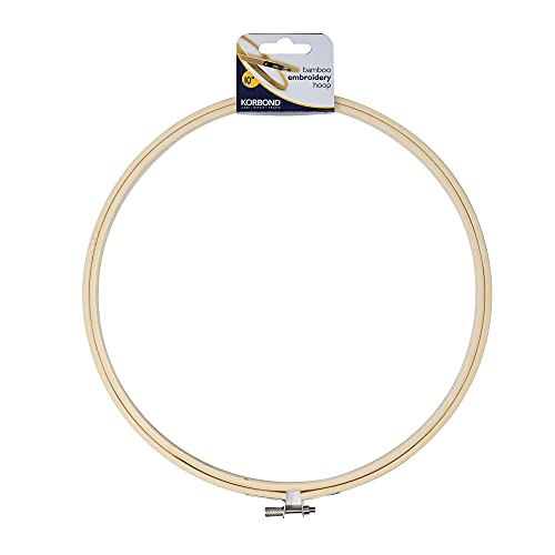 Korbond Embroidery Hoop, Bambus, Beige, groß von KORBOND