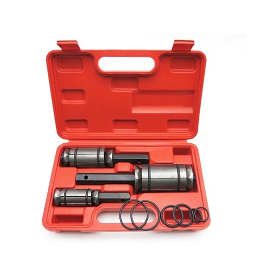 KOROBIE 3-teiliger Endrohr-Expander, 1-1/8" bis 3-1/2" Auto-Auspuff-Endrohr-Rohr-Expander-Spreizer-Werkzeug-Set, Schalldämpfer-enentferner-Werkzeug 29-89 mm Für Anfänger und Heimwerker von KOROBIE