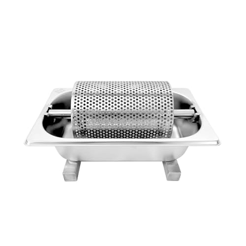 KOROBIE 304 Edelstahl Butter Roller for Home Street Burger Butter Rad Roller, Halter Küche Backform Werkzeug 1,7 L Für Anfänger und Heimwerker von KOROBIE