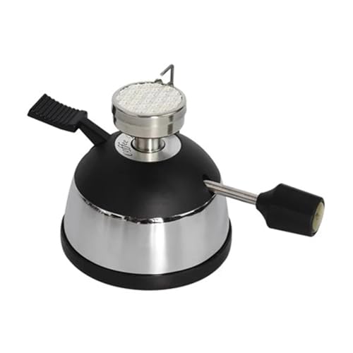 KOROBIE Tragbarer Mini-Tisch-Butan-Herd, Edelstahl-Gasbrenner for Kaffeemaschine Für Anfänger und Heimwerker von KOROBIE