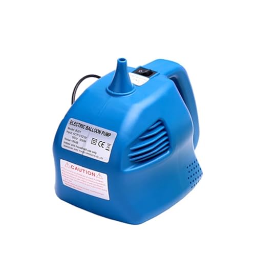 Mini tragbarer Einloch-Ballon-Inflator, elektrische Ballonpumpe, Ballon-Schnell-Inflator, 500 W, Hochzeitsfeier Für Anfänger und Heimwerker(Blue) von KOROBIE