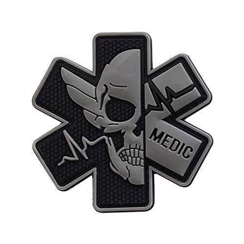 KOSSJAA Patches Klett Erste Hilfe Medic IFAK Patch Klett Klettbänder Militär Aufkleber für Rucksäcke, Hut, Jacke von KOSSJAA