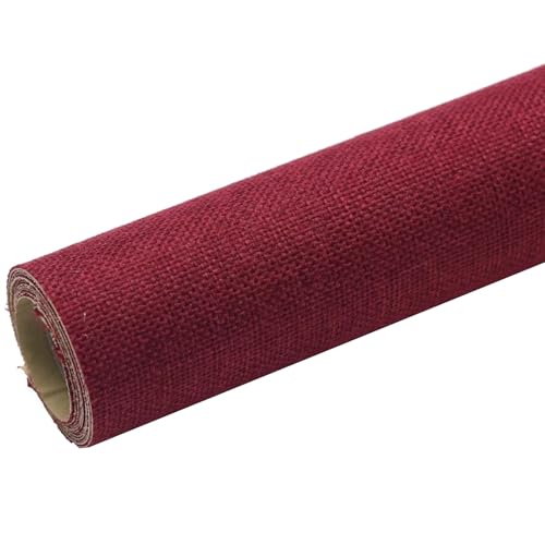 Kunstleder Reparaturset Leinen-Reparaturband, Selbstklebendes Couch-Flicken-Reparatur-Set, Leinenstoff-Flickenband-Set Für Möbel, Sofas, Kissen, Stühle, Taschen, Schmuckschatulle(Winered,7.87x11.81 in von KPHYMOD