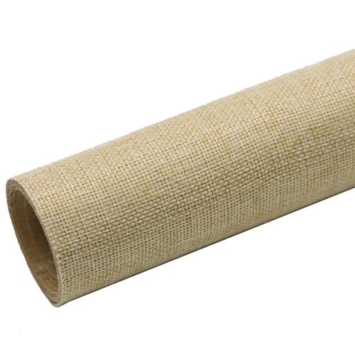 Kunstleder Reparaturset Leinen-Reparaturband, Selbstklebendes Couch-Flicken-Reparatur-Set, Leinenstoff-Flickenband-Set Für Möbel, Sofas, Kissen, Stühle, Taschen, Schmuckschatulle(Beige,7.87x11.81 inch von KPHYMOD