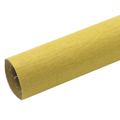 Kunstleder Reparaturset Leinen-Reparaturband, Selbstklebendes Couch-Flicken-Reparatur-Set, Leinenstoff-Flickenband-Set Für Möbel, Sofas, Kissen, Stühle, Taschen, Schmuckschatulle(Yellow,7.87x11.81 inc von KPHYMOD