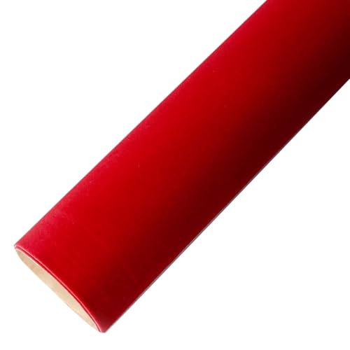 Kunstleder Reparaturset Reparaturflicken Für Samtstoffe, Selbstklebendes Flickenband Für Stoffflicken, Zuschneidbare Große DIY-Stoffflicken Für Sofas, Couchen, Möbel, Stühle, Kleidung(Red,39.4x59.1inc von KPHYMOD