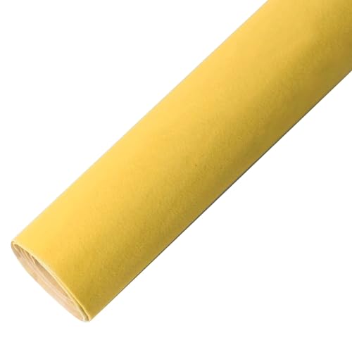 Kunstleder Reparaturset Reparaturflicken Für Samtstoffe, Selbstklebendes Flickenband Für Stoffflicken, Zuschneidbare Große DIY-Stoffflicken Für Sofas, Couchen, Möbel, Stühle, Kleidung(Yellow,19.6x59.1 von KPHYMOD