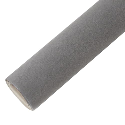 Kunstleder Reparaturset Reparaturflicken Für Samtstoffe, Selbstklebendes Flickenband Für Stoffflicken, Zuschneidbare Große DIY-Stoffflicken Für Sofas, Couchen, Möbel, Stühle, Kleidung(Dark grey,19.6x5 von KPHYMOD