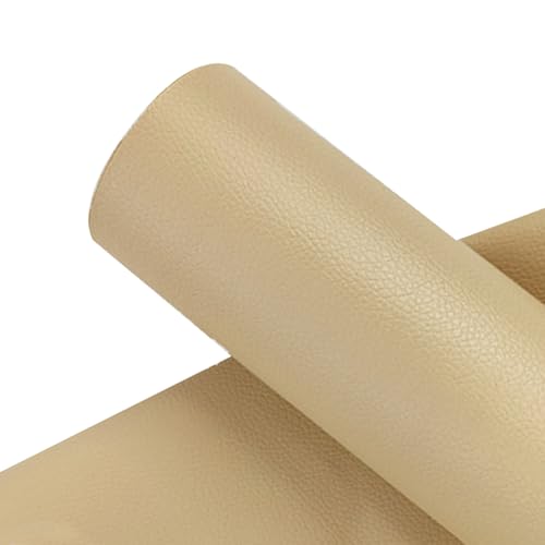 Kunstleder Selbstklebend Leder-Reparatur-Flickenband Für Möbel, Starkes, Selbstklebendes Lederband, Anti-Kratz-Flicken Für Sofas, Couchen, Autositze(Beige,11.8x39.4in) von KPHYMOD