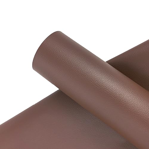 Kunstleder Selbstklebend Leder-Reparatur-Flickenband Für Möbel, Starkes, Selbstklebendes Lederband, Anti-Kratz-Flicken Für Sofas, Couchen, Autositze(Brown,39.4x54in) von KPHYMOD