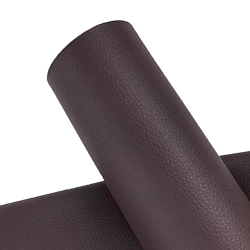 Kunstleder Selbstklebend Leder-Reparatur-Flickenband Für Möbel, Starkes, Selbstklebendes Lederband, Anti-Kratz-Flicken Für Sofas, Couchen, Autositze(Dark brown,39.4x54in) von KPHYMOD