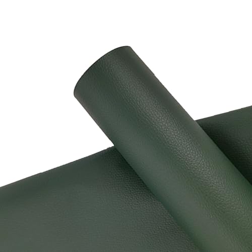 Kunstleder Selbstklebend Leder-Reparatur-Flickenband Für Möbel, Starkes, Selbstklebendes Lederband, Anti-Kratz-Flicken Für Sofas, Couchen, Autositze(Dark green,11.8x39.4in) von KPHYMOD