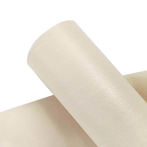 Kunstleder Selbstklebend Leder-Reparatur-Flickenband Für Möbel, Starkes, Selbstklebendes Lederband, Anti-Kratz-Flicken Für Sofas, Couchen, Autositze(Off white,11.8x39.4in) von KPHYMOD