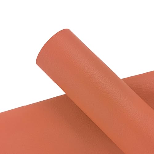 Kunstleder Selbstklebend Leder-Reparatur-Flickenband Für Möbel, Starkes, Selbstklebendes Lederband, Anti-Kratz-Flicken Für Sofas, Couchen, Autositze(Orange color,11.8x39.4in) von KPHYMOD