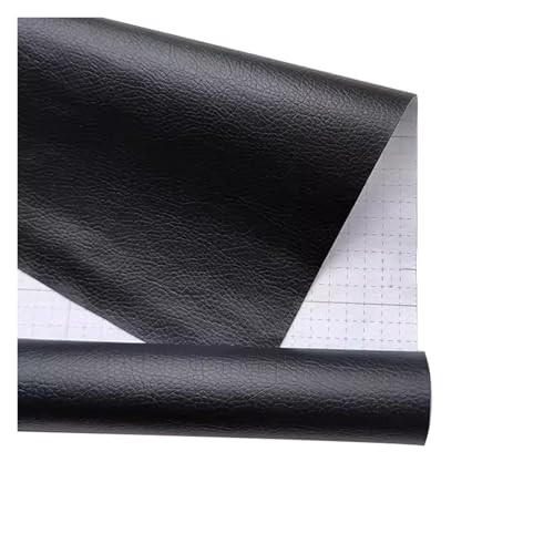 Kunstleder Selbstklebend Leder-Reparatur-Flickenband Für Möbel, Starkes, Selbstklebendes Lederband Für Sofas, Couchen, Autositze, Schränke, Taschen(Black,19.7X54.3inch) von KPHYMOD