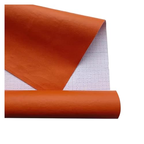 Kunstleder Selbstklebend Leder-Reparatur-Flickenband Für Möbel, Starkes, Selbstklebendes Lederband Für Sofas, Couchen, Autositze, Schränke, Taschen(Orange,19.7X54.3inch) von KPHYMOD