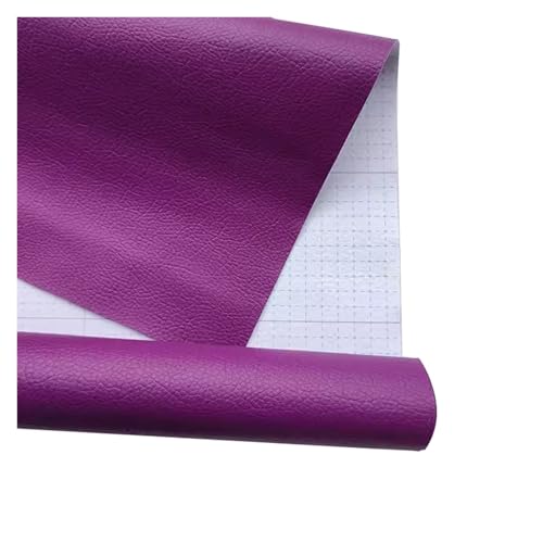 Kunstleder Selbstklebend Leder-Reparatur-Flickenband Für Möbel, Starkes, Selbstklebendes Lederband Für Sofas, Couchen, Autositze, Schränke, Taschen(Purple,19.7X54.3inch) von KPHYMOD