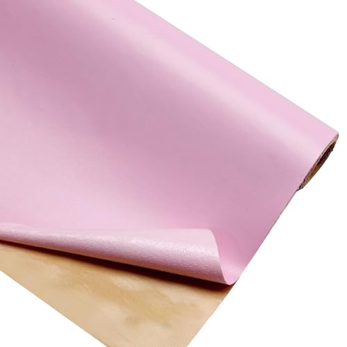 Kunstleder Selbstklebend Reparaturflicken Für Leder Mit Napa-Textur, 19,7 X 54,3 Zoll, Zuschneidbares, Selbstklebendes Lederband Für Möbel(Light pink) von KPHYMOD