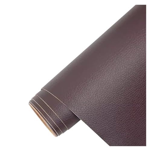 Kunstleder Selbstklebend Selbstklebendes Leder-Reparatur-Flicken-Set, Wasserdichtes DIY-Lederband Für Möbel, Autositze, Bürostühle, Couch, Sofa, Gepäck(Dark brown,19.7X54inch) von KPHYMOD