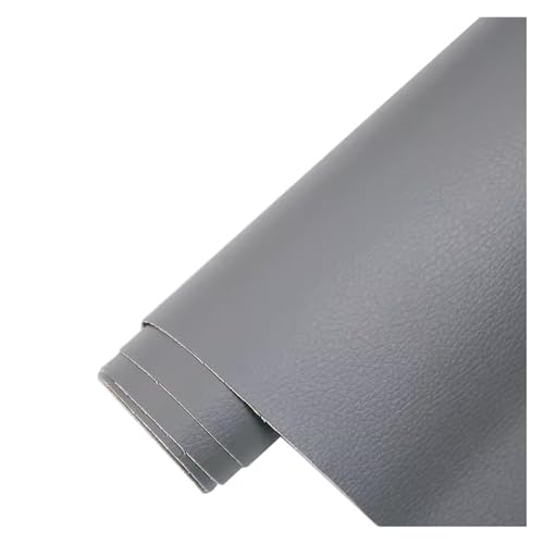 Kunstleder Selbstklebend Selbstklebendes Leder-Reparatur-Flicken-Set, Wasserdichtes DIY-Lederband Für Möbel, Autositze, Bürostühle, Couch, Sofa, Gepäck(Dark gray,19.7X54inch) von KPHYMOD