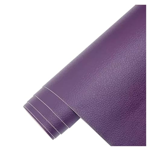 Kunstleder Selbstklebend Selbstklebendes Leder-Reparatur-Flicken-Set, Wasserdichtes DIY-Lederband Für Möbel, Autositze, Bürostühle, Couch, Sofa, Gepäck(Dark purple,39.4X54inch) von KPHYMOD