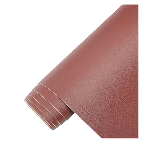 Kunstleder Selbstklebend Selbstklebendes Leder-Reparatur-Flicken-Set, Wasserdichtes DIY-Lederband Für Möbel, Autositze, Bürostühle, Couch, Sofa, Gepäck(Light brown,39.4X54inch) von KPHYMOD