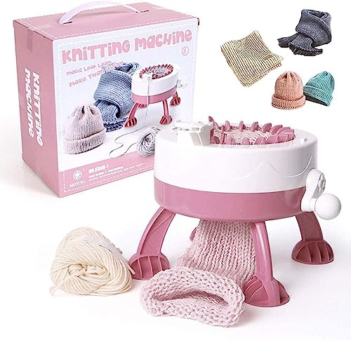 KPTIJXE Strickmaschine 22 Nadeln, Intelligentes Webwebstuhl, mit Nadel-Arrangierungsgerät, Doppelstrickmaschinen-Set für Erwachsene oder Kinder (22h2) von KPTIJXE