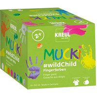 8 KREUL MUCKI #wildChild Fingerfarben farbsortiert von KREUL