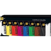 8 KREUL SOLO GOYA Acrylfarben farbsortiert 8 x 20,0 ml von KREUL