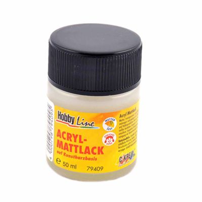 Acryl Mattlack transparent 50ml von KREUL