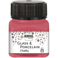 KREUL Chalky Porzellanfarben rot 20,0 ml von KREUL