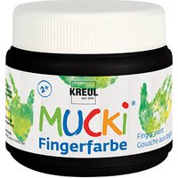 KREUL MUCKI Fingerfarbe schwarz 150,0 ml von KREUL