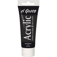 KREUL el Greco Acrylfarbe schwarz 75,0 ml von KREUL