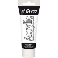 KREUL el Greco Acrylfarbe titanweiß 75,0 ml von KREUL