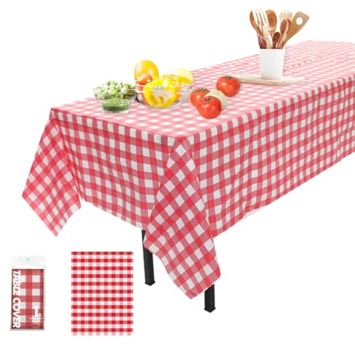 1 Stück Tischdecke, 80 x 120cm Tischdecke Abwaschbar Rechteckig, Tischwäsche Wasserabweisend, Schmutzabweisend Tafeldecke, Für Party, Küche, Reisen, Camping von KRFWGUU