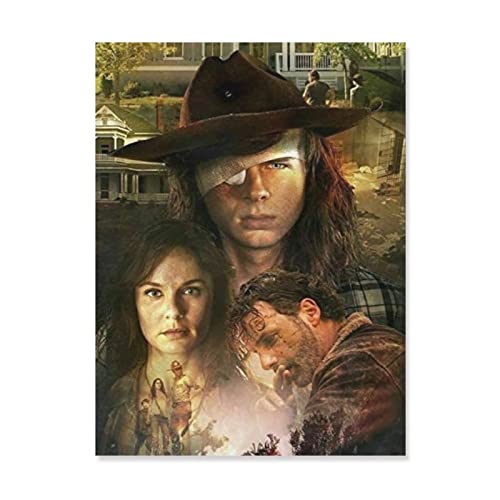 KRHINO DIY 3D Diamond Painting, The Walking Dead Stickset, Strass Kreuzstich, Mosaik Home Decoration Geschenk40 x 50 cm/15.74 x 19.68 Zoll-277 von KRHINO