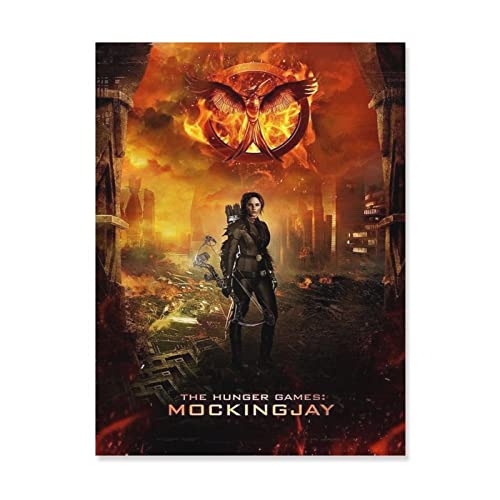 KRHINO Die Tribute von Panem, 3D Poster Diamond Painting Kit, rundes/Rundees Handarbeiten für Erwachsene Basteln Home Wanddekoration Geschenk30 x 40 cm/11.81 x 15.74 Zoll-130 von KRHINO